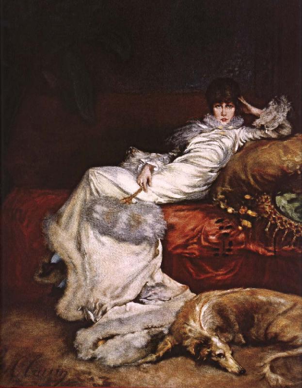 Georges Clairin Sarah Bernhardt Sweden oil painting art